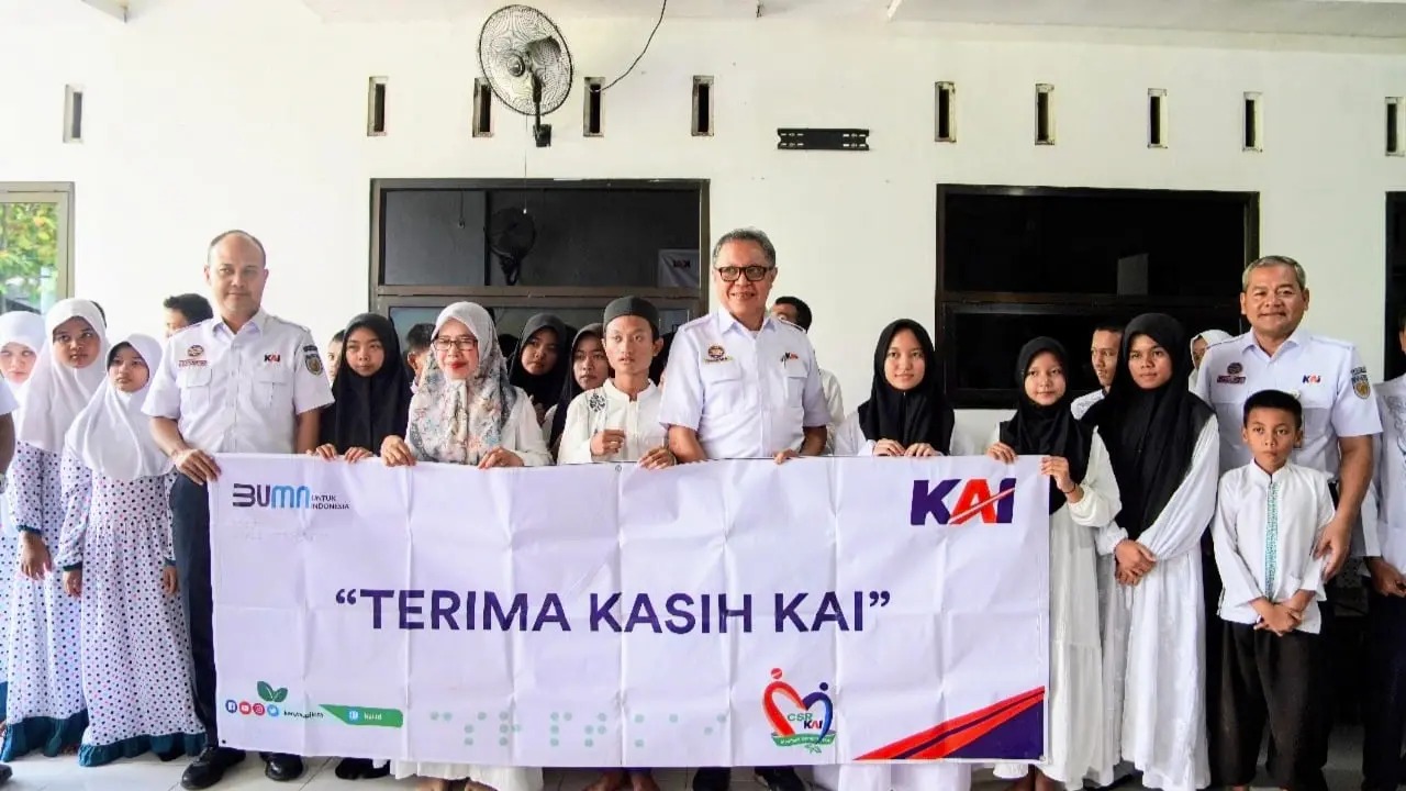 Komitmen Sosial KAI Daop 7 Madiun Terwujud Lewat Dukungan untuk Panti Asuhan