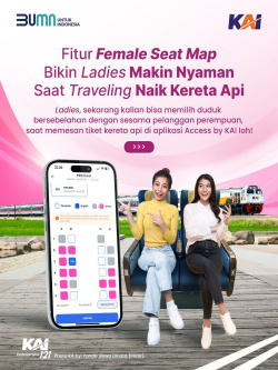 KAI Hadirkan “Female Seat Map” Demi Kenyamanan Perempuan, Daop 7 Madiun Layani Ribuan Pemudik