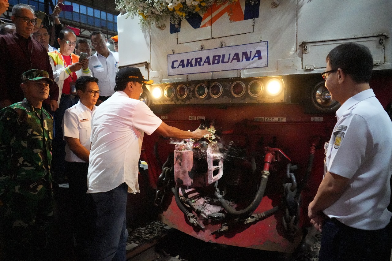 KAI Daop 5 Purwokerto Haturkan Terima Kasih kepada 14.795 Pelanggan KA Cakrabuana